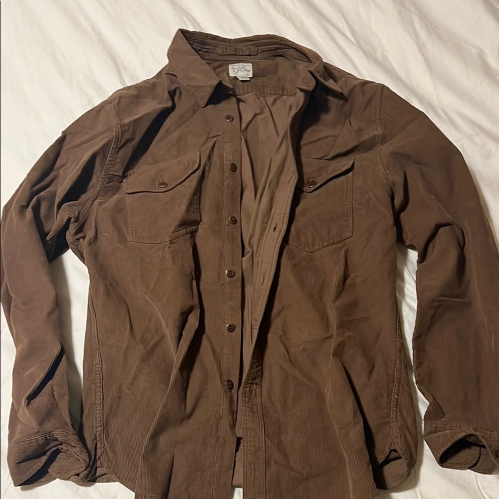 Men's Brown J Crew courduroy Jacket